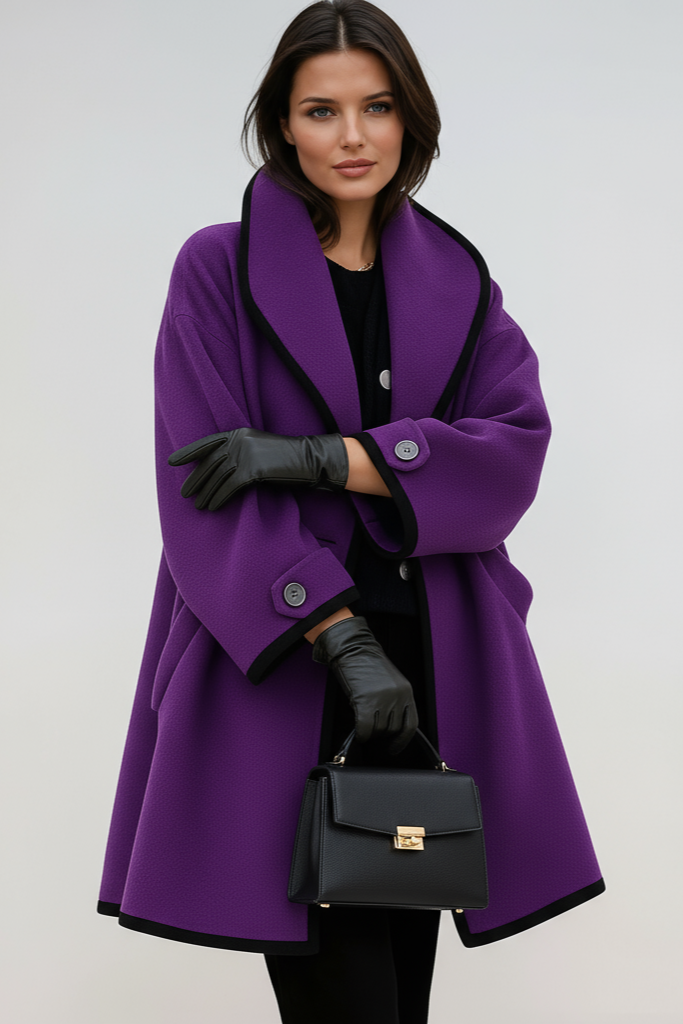 Abrigo Mujer Oversize Gabardina Invierno Diseño