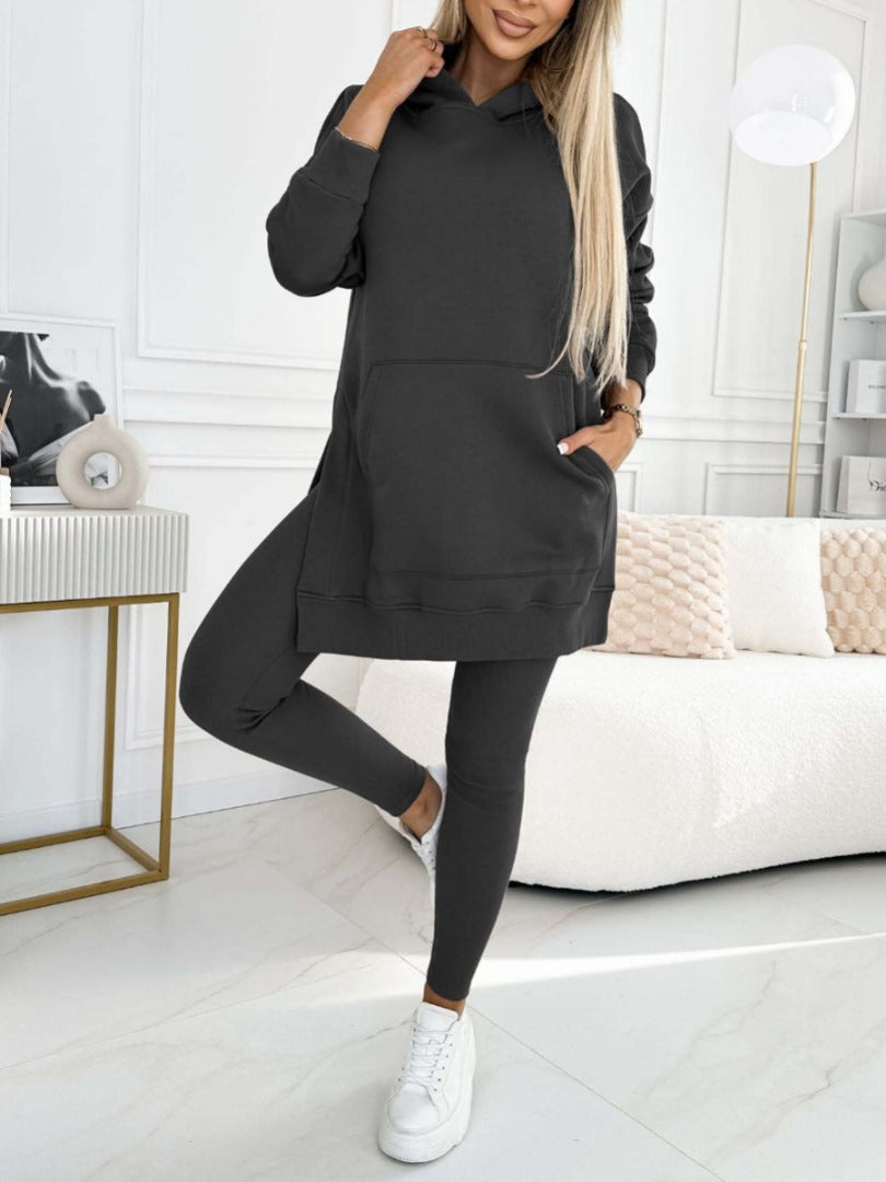 Conjunto Casual Mujer con Capucha Ajuste Cómodo