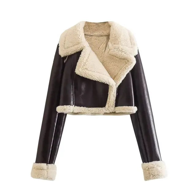 Chaqueta Mujer con Cierre Cremallera Diseño Liso