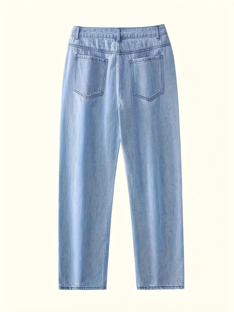 Pantalón Mezclilla Hombre Oversize Estilo Baggy