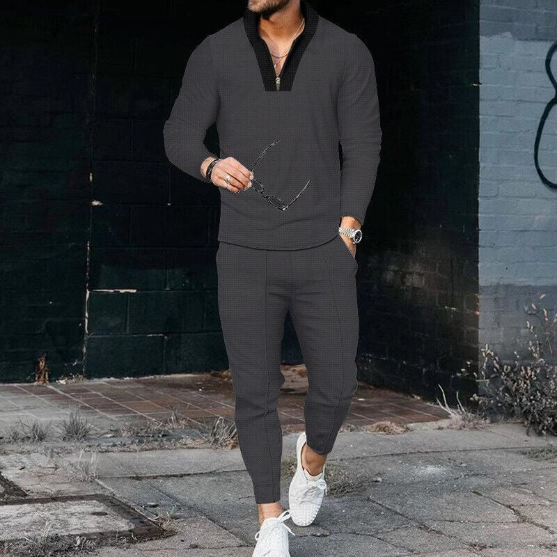 Conjunto chándal hombre deportivo cremallera