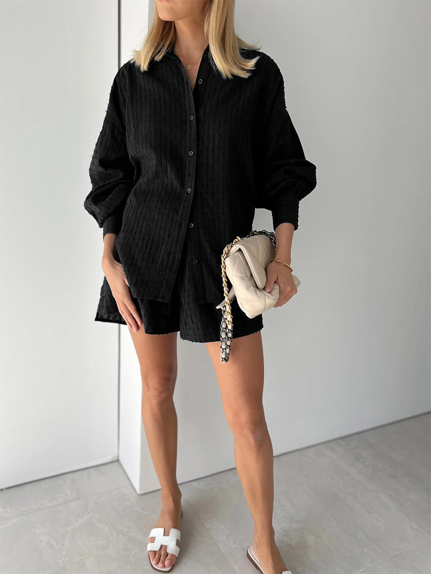 Conjunto Veraniego Mujer Blusa Fluida y Short Ligero