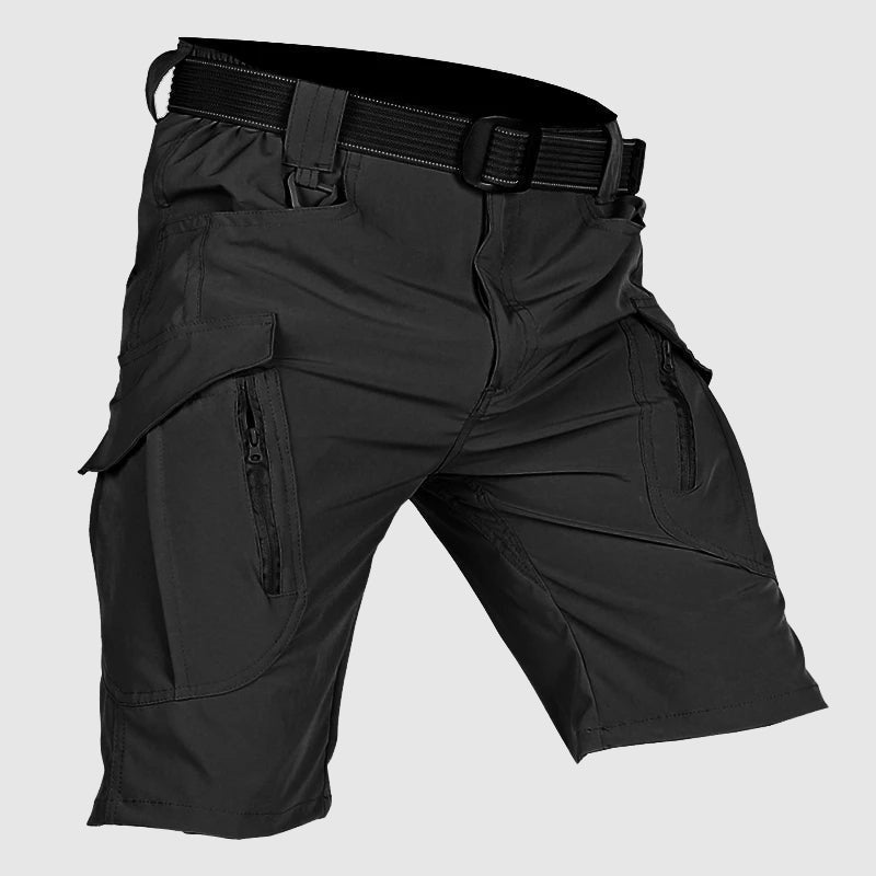Pantalón Corto Cargo Hombre Táctico con Cinturón Ajustable