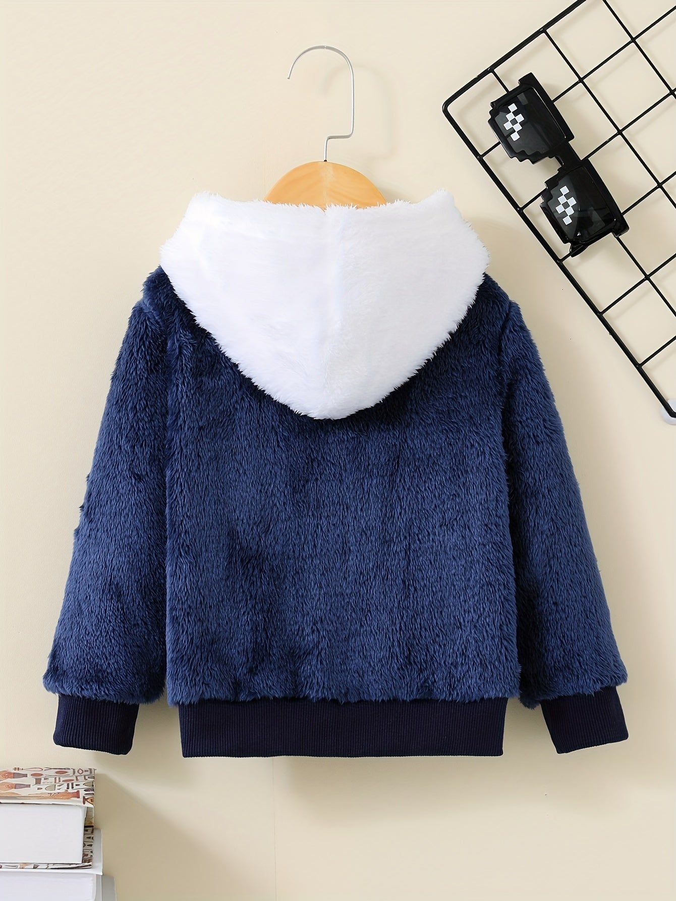 Chaqueta Forro Polar Niño con Capucha y Cremallera