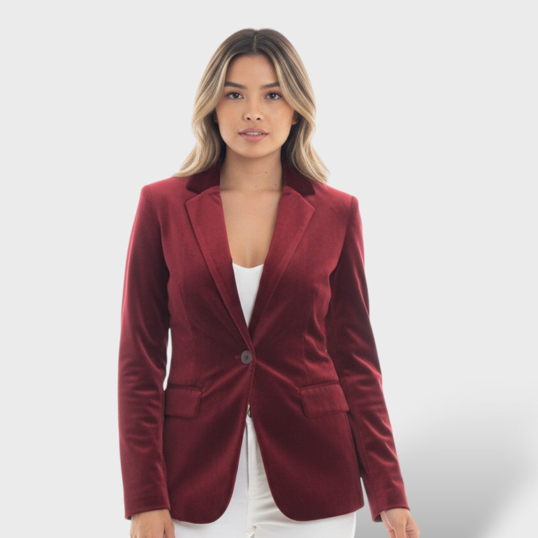 Blazer Mujer con Botones Corte Clásico