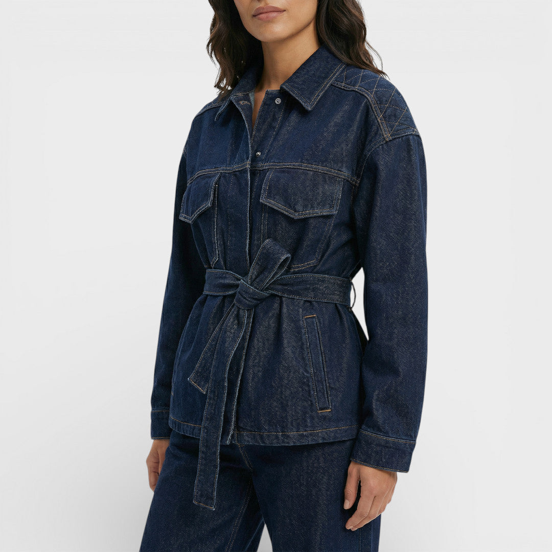 Conjunto Mujer Vaquero Denim Ajuste Casual