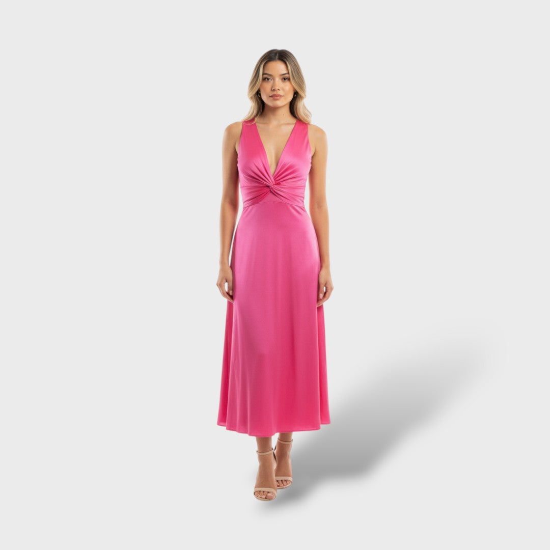 Vestido maxi mujer sin mangas fiesta elegante