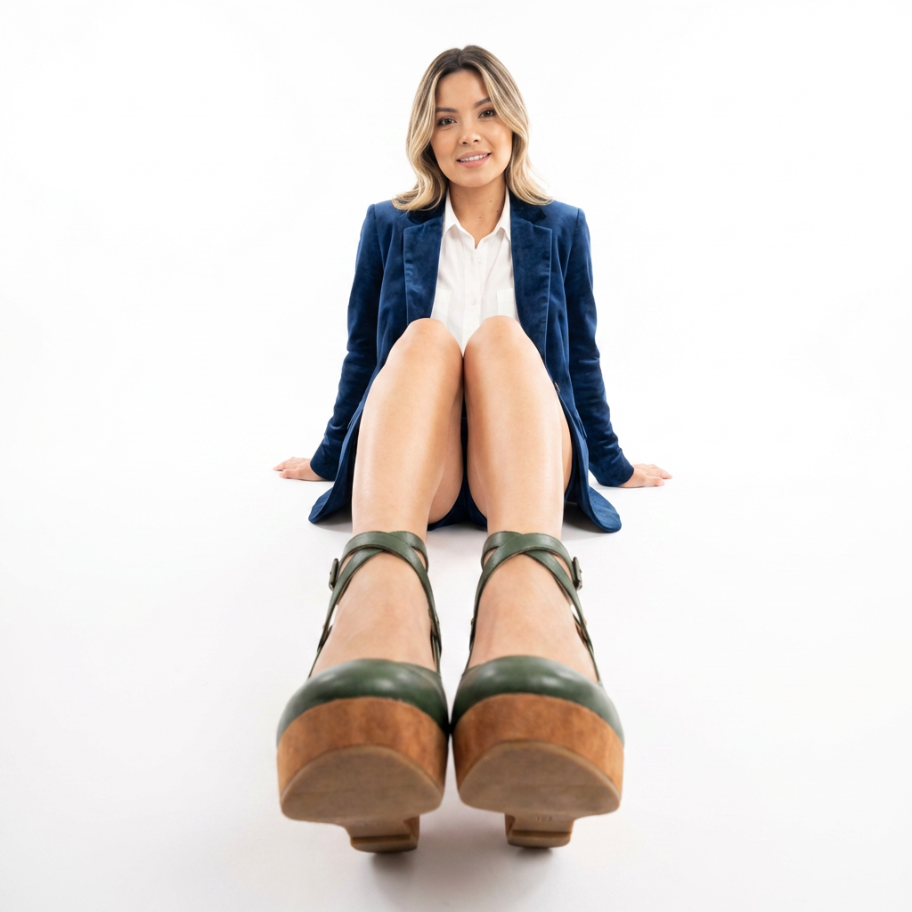 Sandalias Mujer Tacón Plataforma Estilo Mary Jane