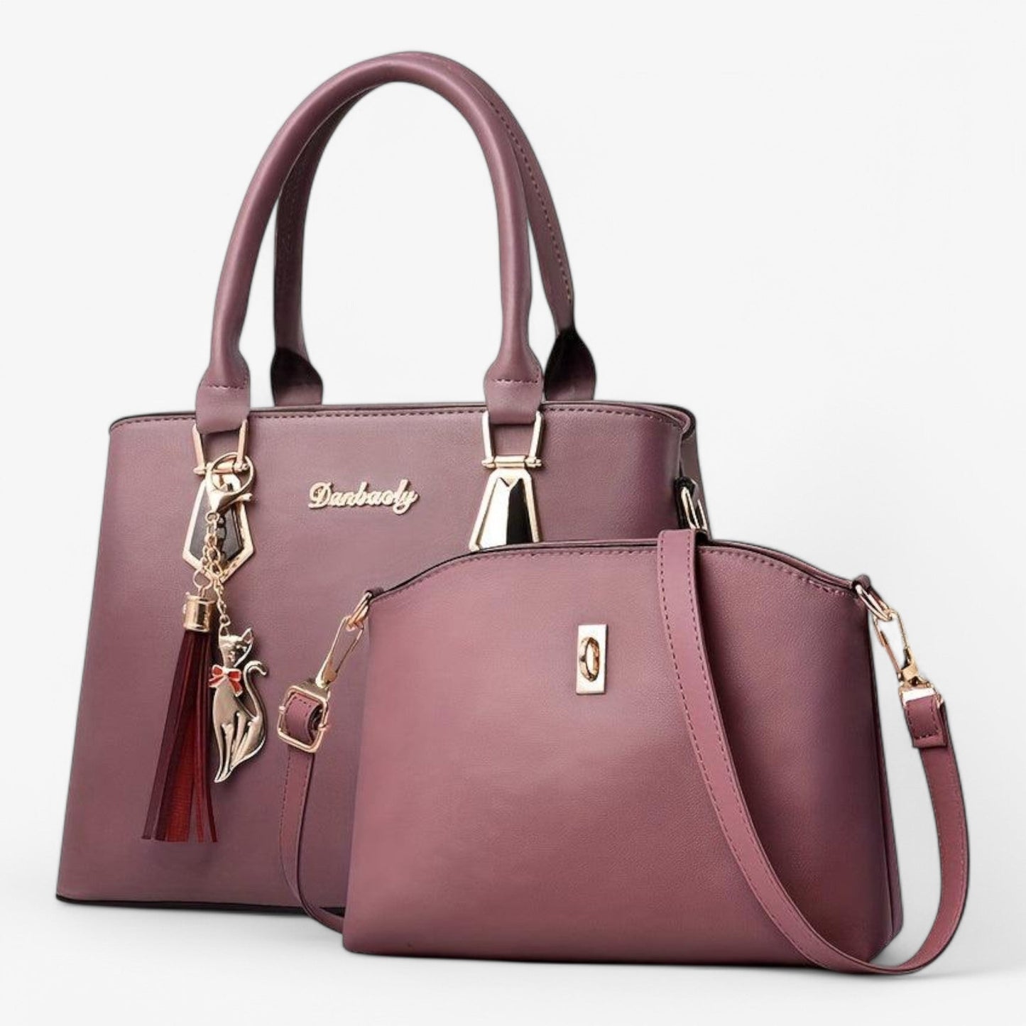 Set Bolsos Mujer de Polipiel Estilo Elegante
