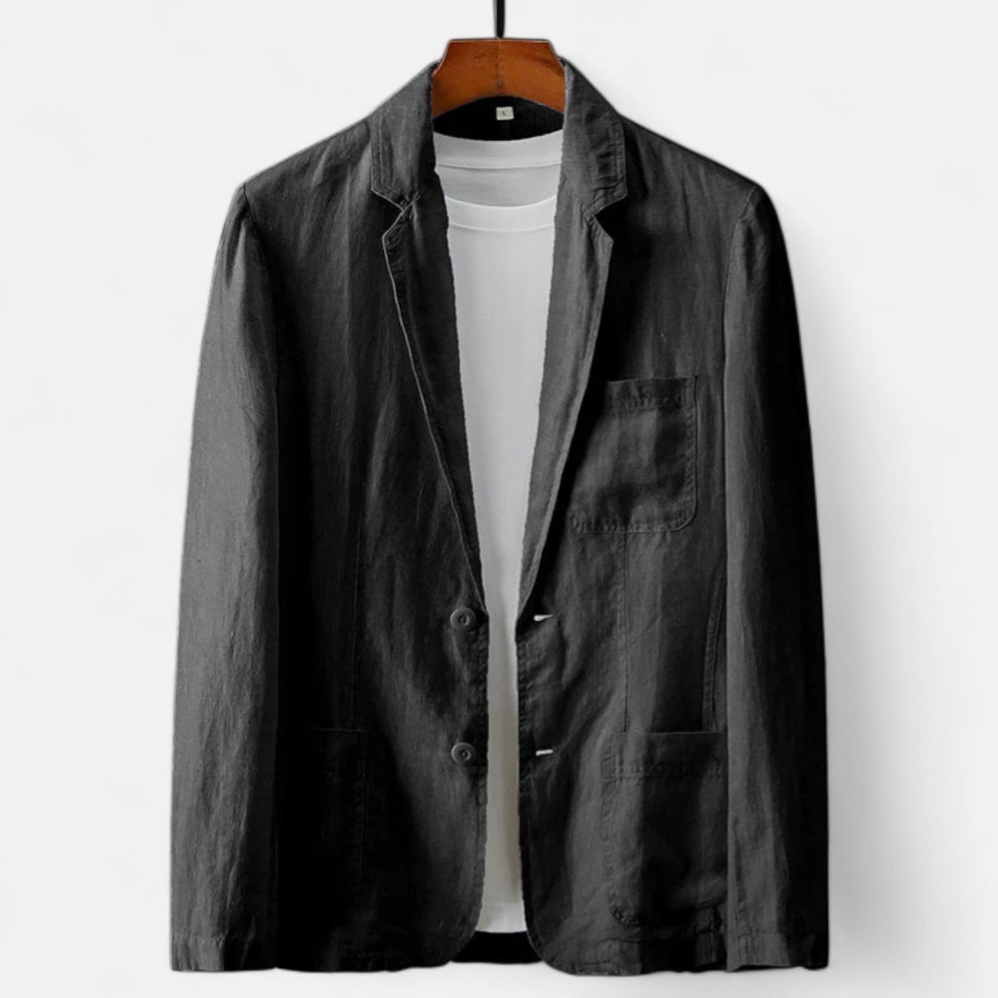 Blazer Hombre Casual Lino Corte Clásico