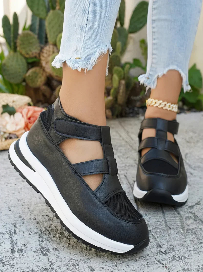Sandalias Mujer con Ajuste Velcro