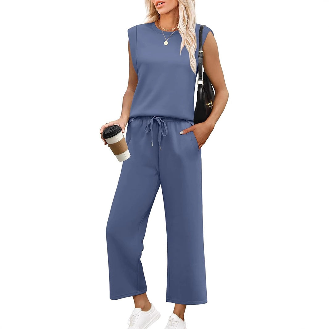 Conjunto Mujer Ligero Algodón Versátil Verano