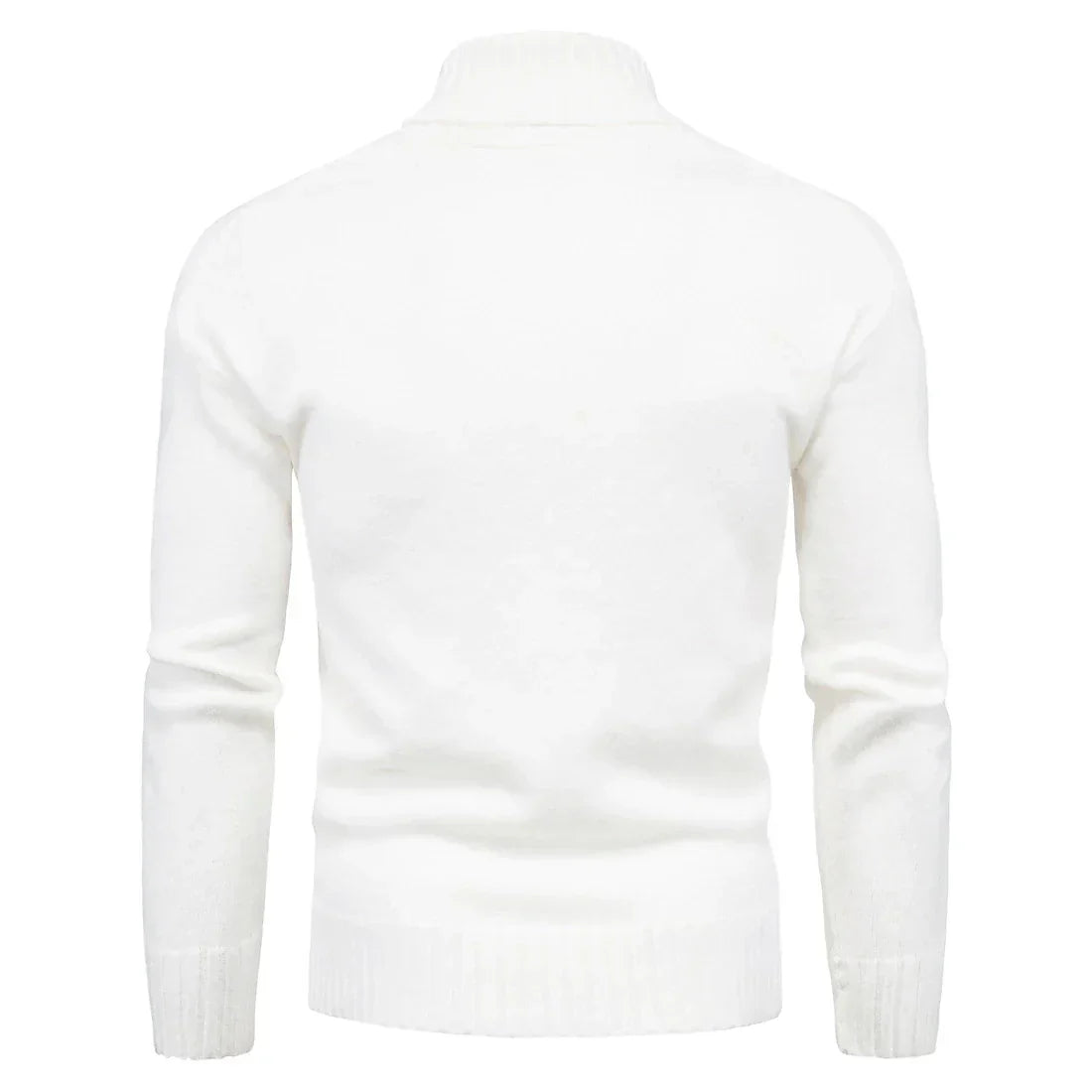 Suéter Hombre de Punto Casual Cuello Alto