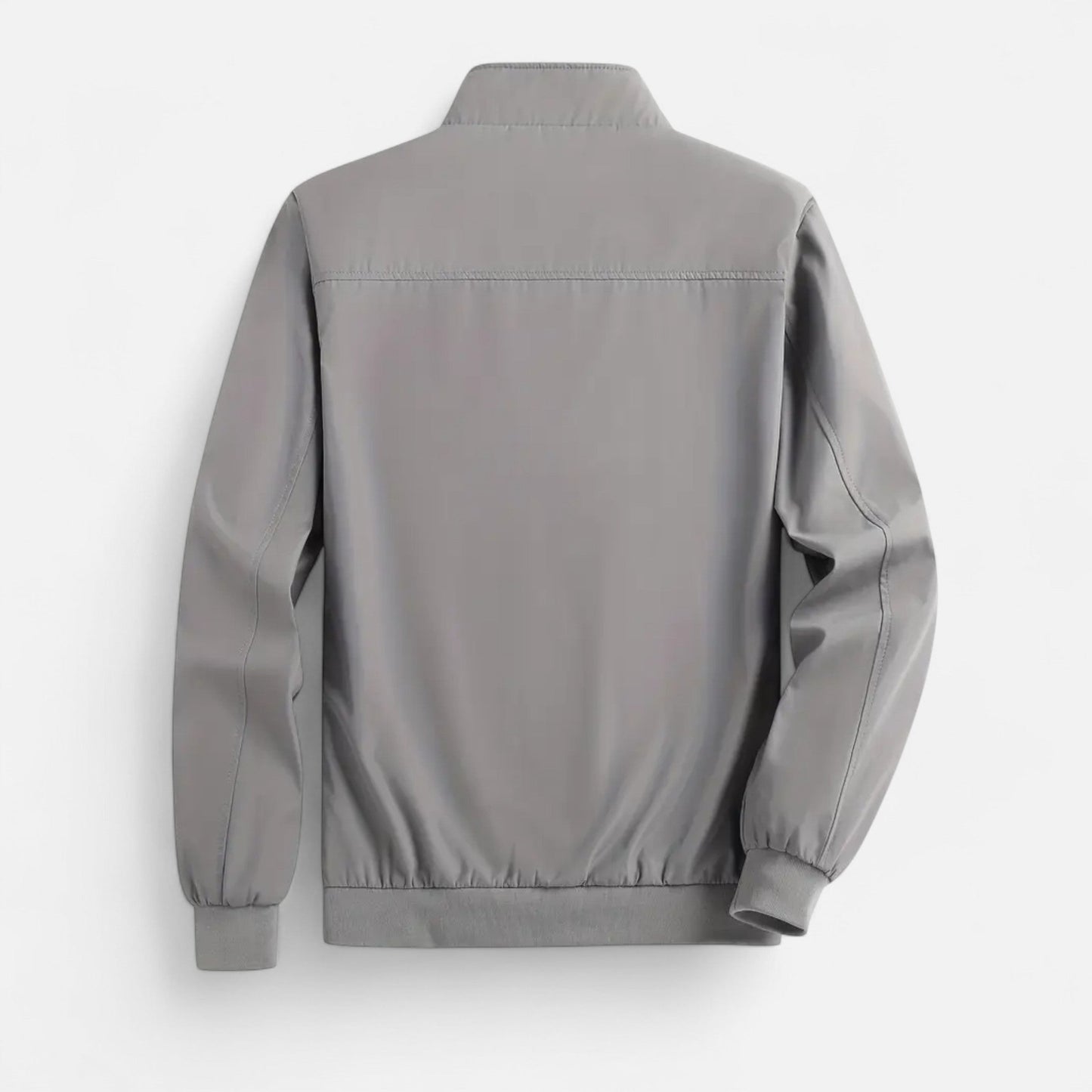 Chaqueta Ligera Hombre con Cremallera y Cuello Alto