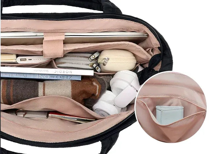 Bolso Mujer Acolchado Compacto