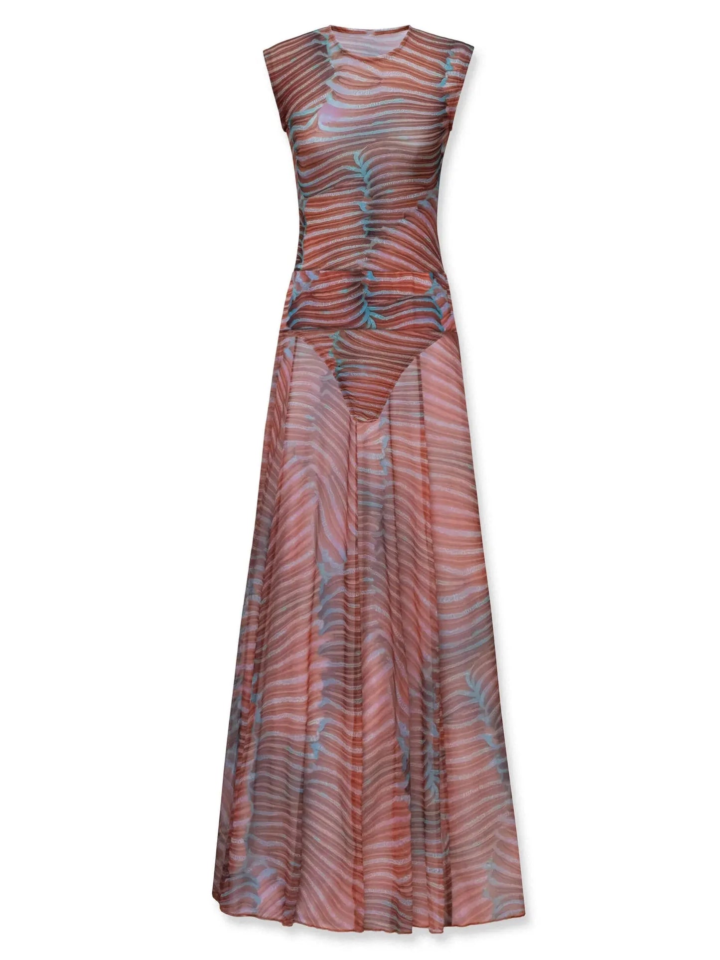 Body Mujer Elegante con Falda Larga Ajustada