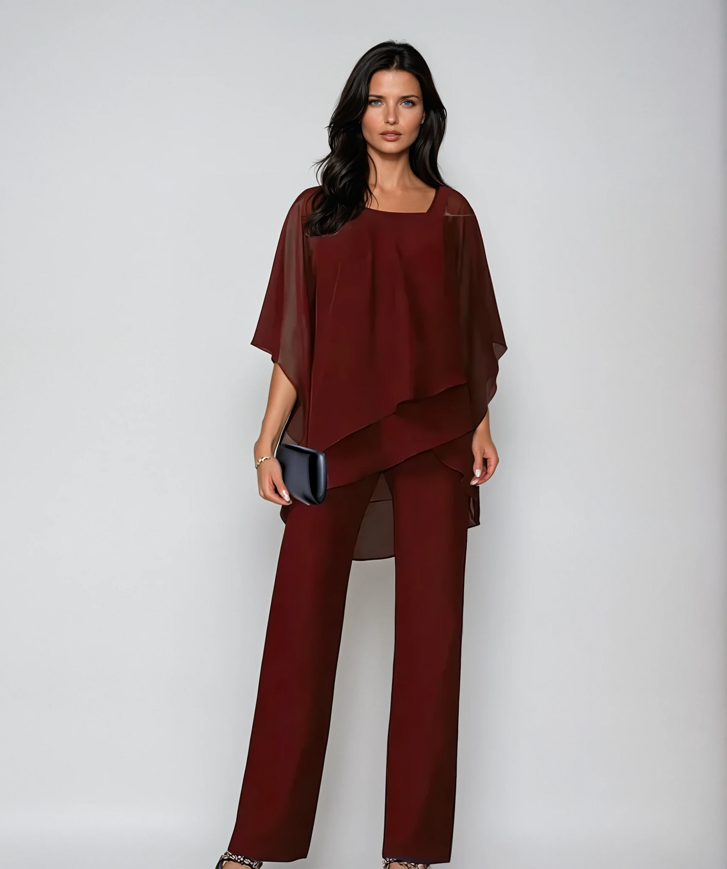 Conjunto Mujer Dos Piezas Diseño Superpuesto Versátil