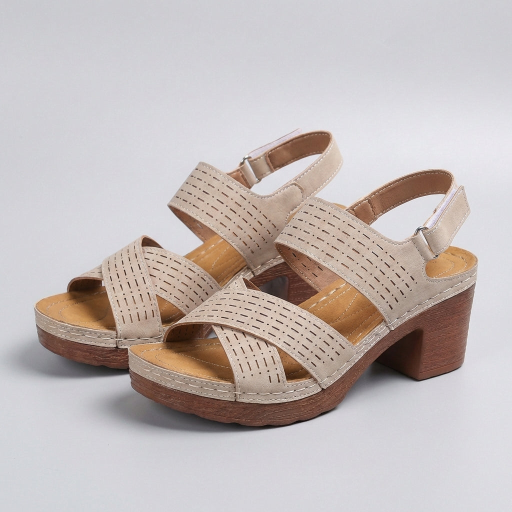 Sandalias Plataforma Mujer Suela Comoda Soporte Ortopedico