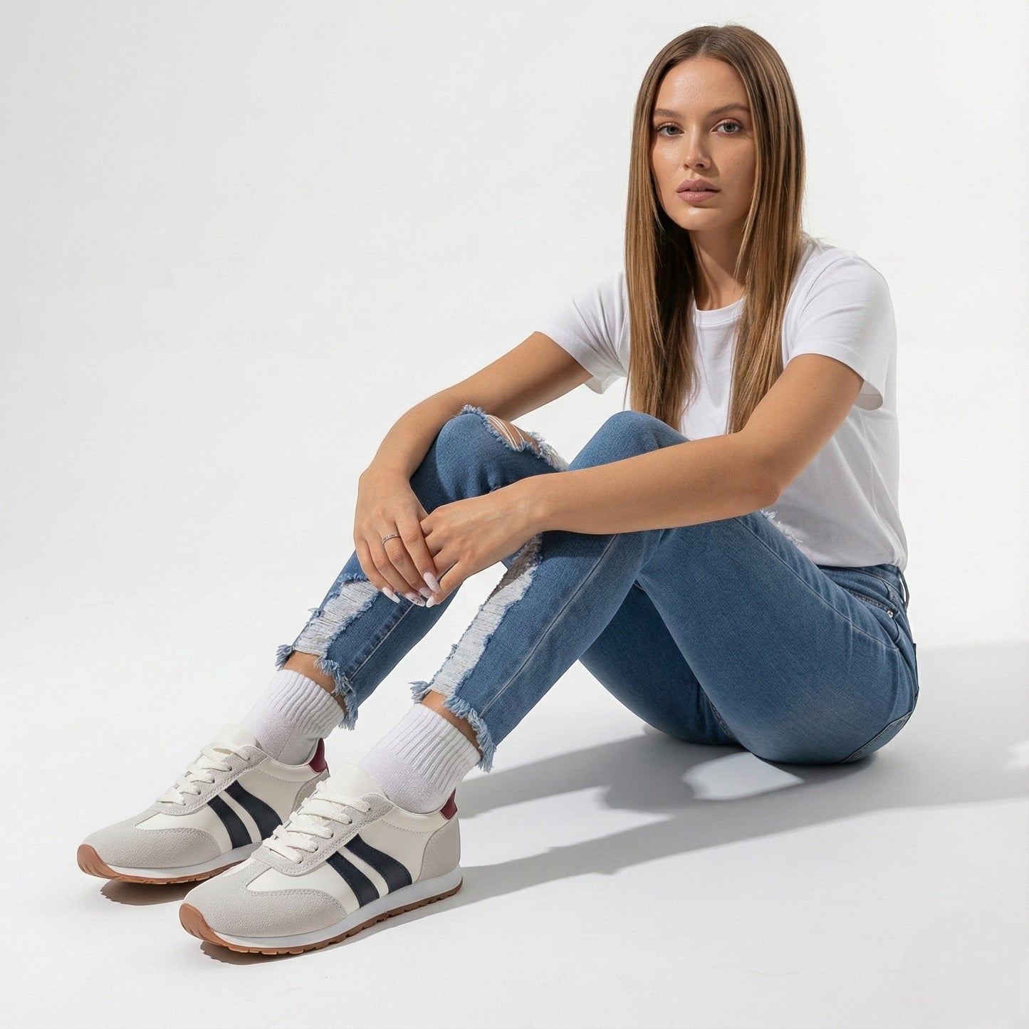 Zapatillas Deportivas Mujer Transpirables Suela Gruesa