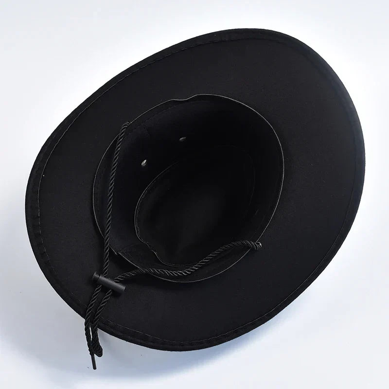 Sombrero Vaquero Hombre Dakron Ala Ancha Estilo Western