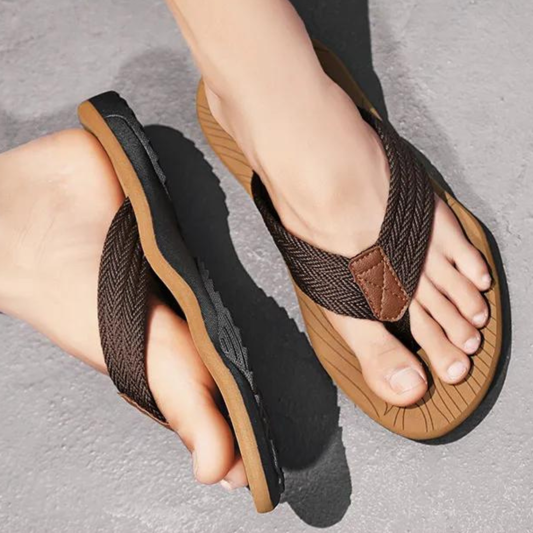 Chanclas Dedo Hombre Textura Tejida