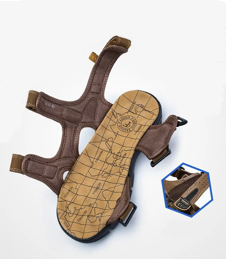Sandalias Deportivas Hombre Velcro Suela Antideslizante
