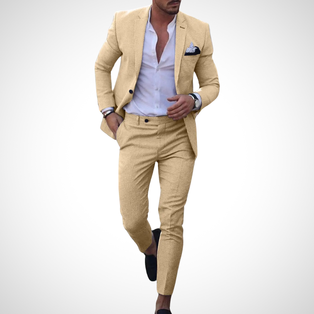 Traje Hombre Slim Fit Corte Ajustado