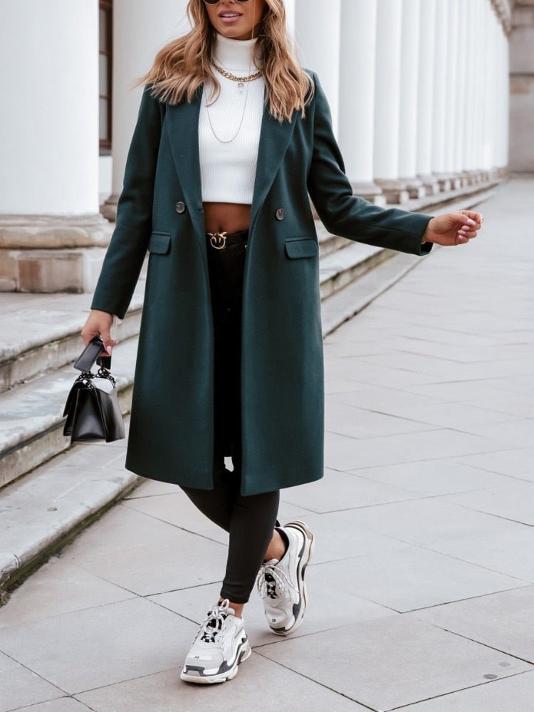 Abrigo invierno Mujer estilo elegante ajuste cómodo