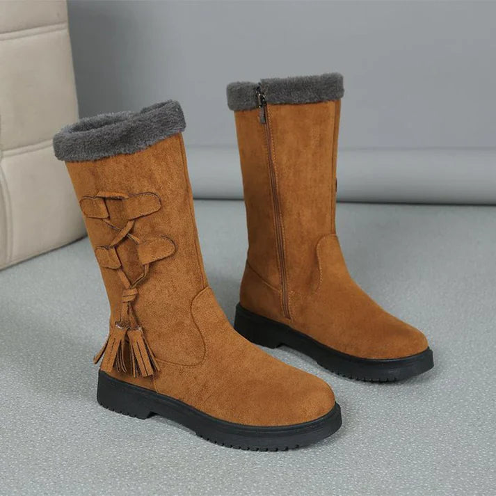 Botas Mujer Invierno Suela Gruesa Forro Calido