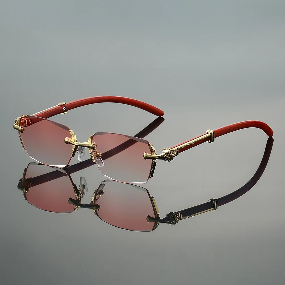 Gafas de sol Unisex con varillas metálicas y protección UV400