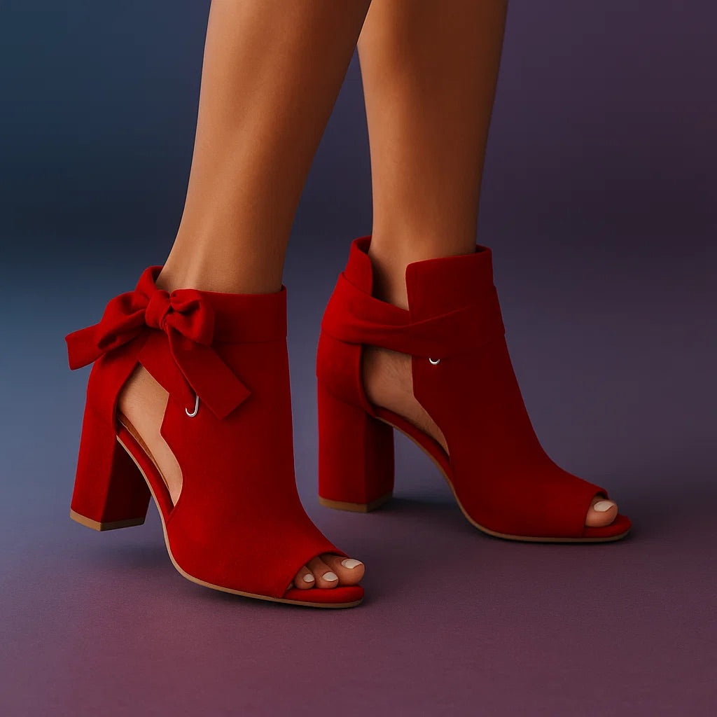 Sandalias Mujer Tacón Elegante Ajuste Cómodo