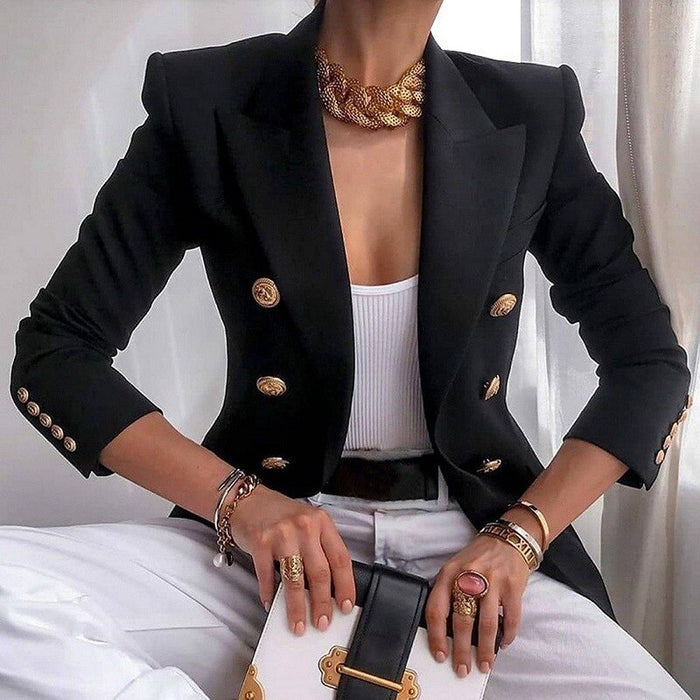 Blazer Mujer de Diseño Ajuste Entallado