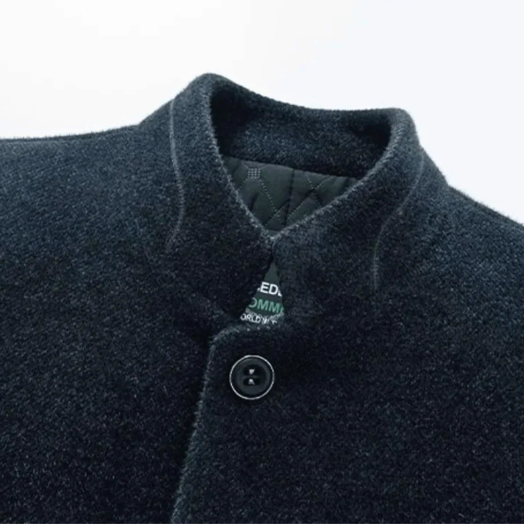 Chaqueta Hombre Acolchada Cuello Alto