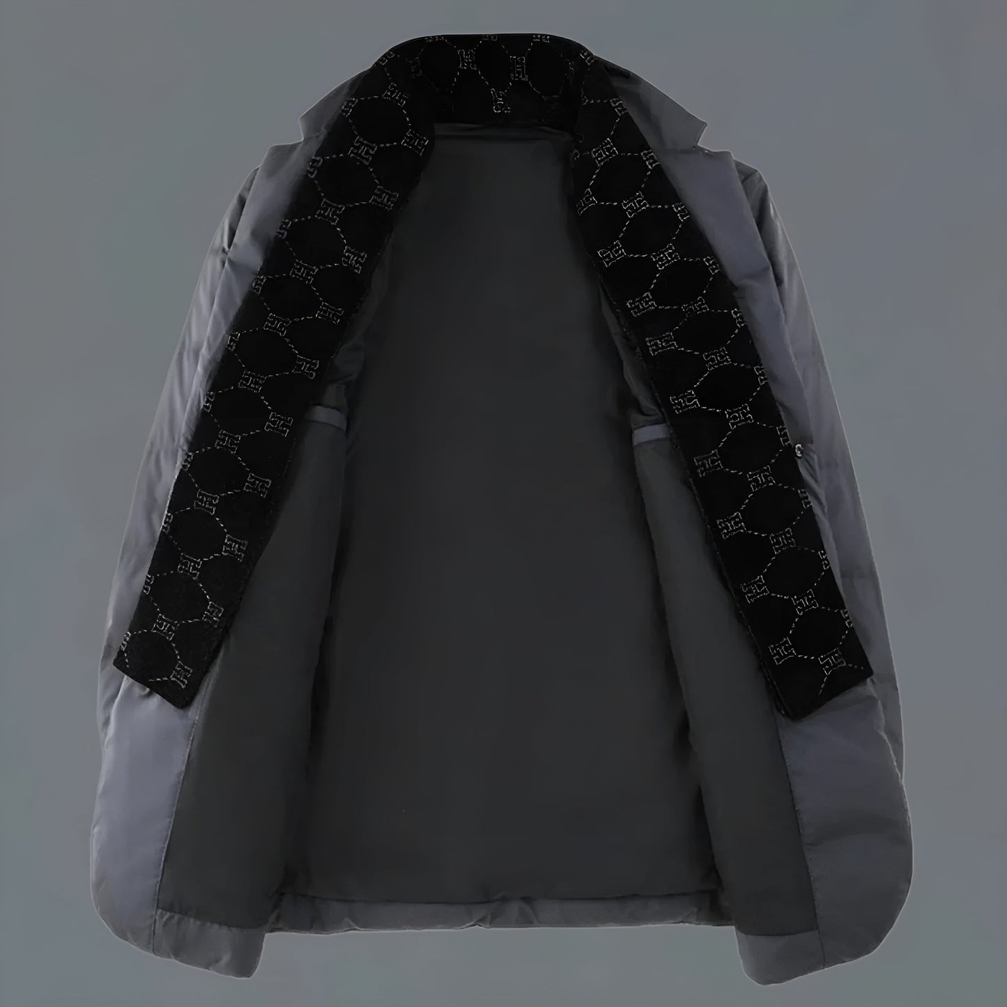 Chaqueta Acolchada Hombre Estilo Blazer Ajuste Clásico