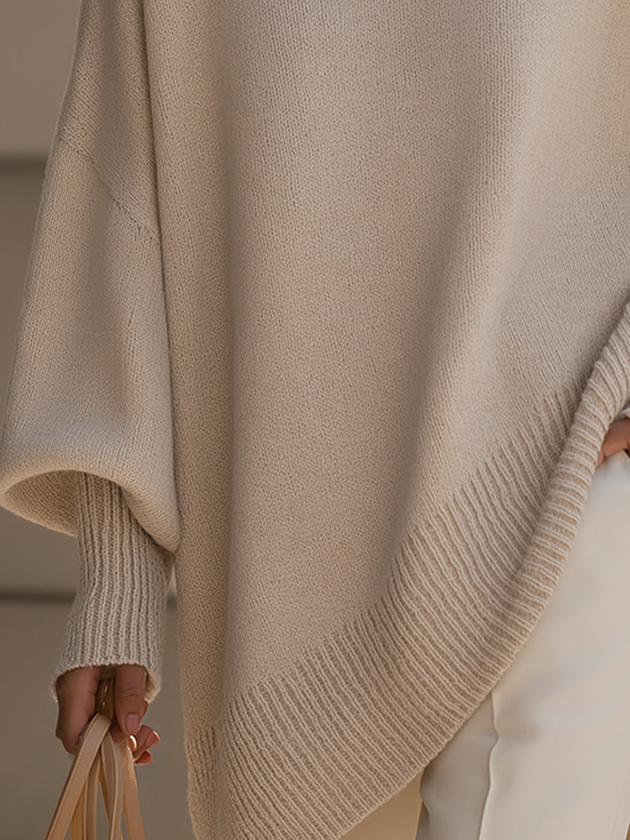Jersey Mujer Sofisticado Oversize Ajuste Amplio