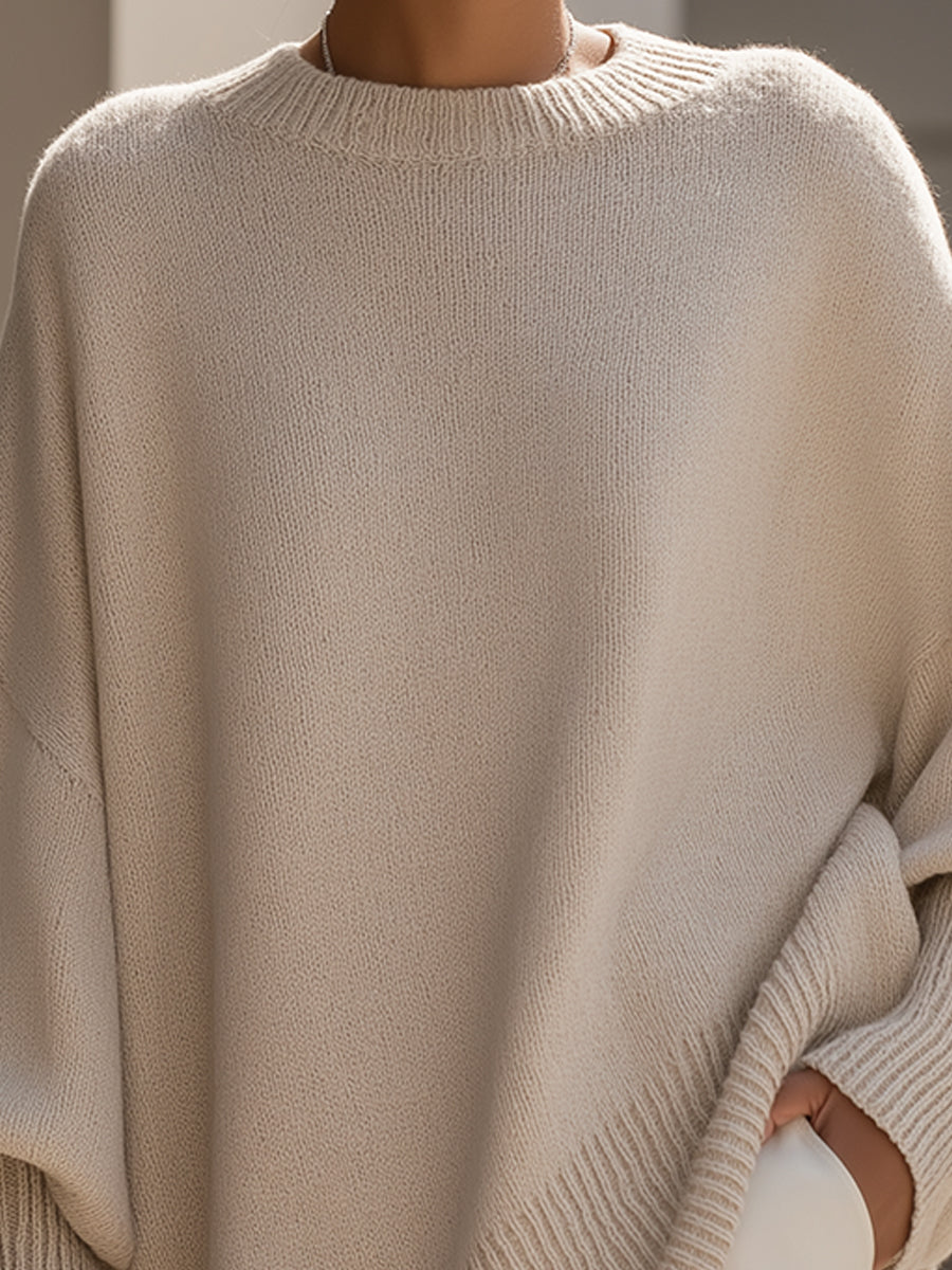Jersey Mujer Sofisticado Oversize Ajuste Amplio
