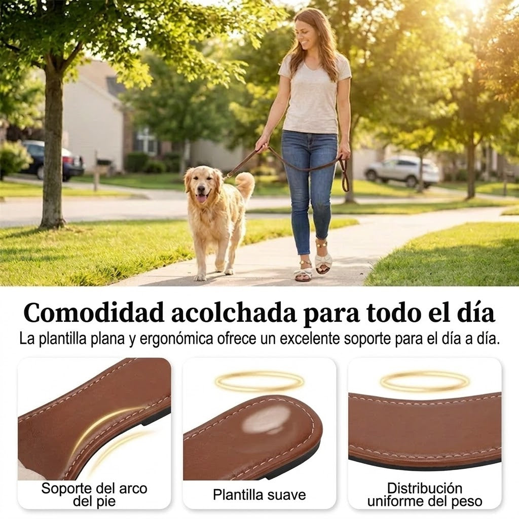 Sandalias Mujer de Tiras con Detalle de Perla Elegantes