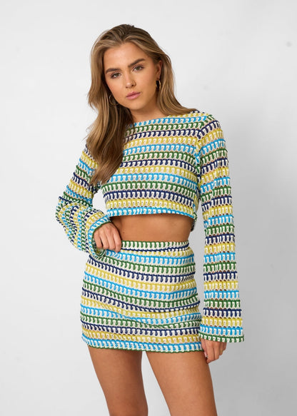 Conjunto Mujer Corto y Pantalón Ancho Comodo