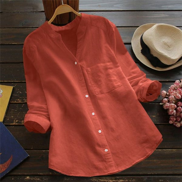 Blusa Mujer con Botones Diseño Relajado Estilo Casual