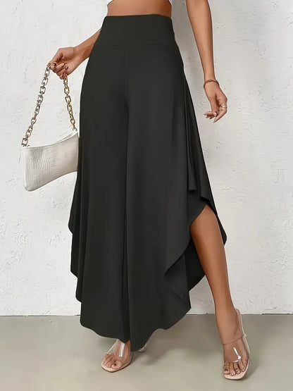 Vestido Mujer Elegante con Dobladillo Asimétrico