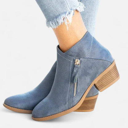 Botas Ortopédicas Mujer de Cuero Comodidad Terapéutica Elegante