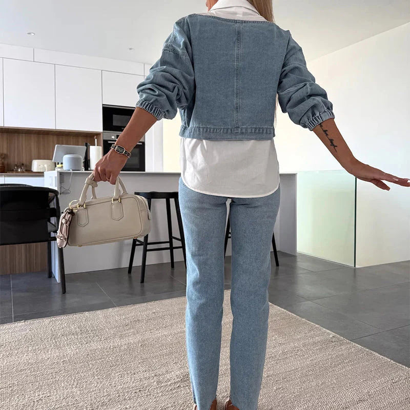 Jeans Skinny Mujer de Talle Alto Ajuste Favorecedor