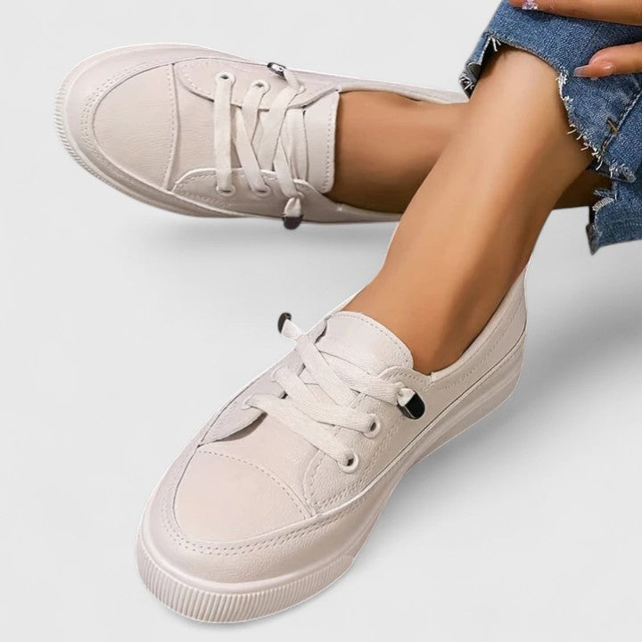 Zapatillas Mujer Clasicas Primavera Bajas con Cordones