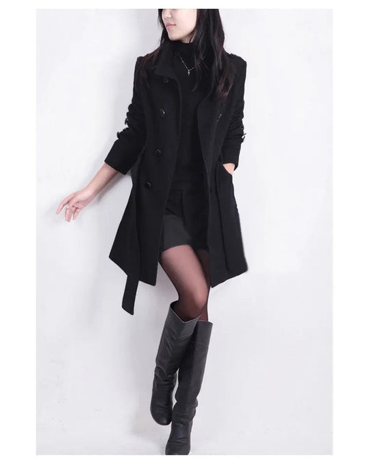 Abrigo Mujer Algodón Slim Fit Americana con Botones - Mavetta