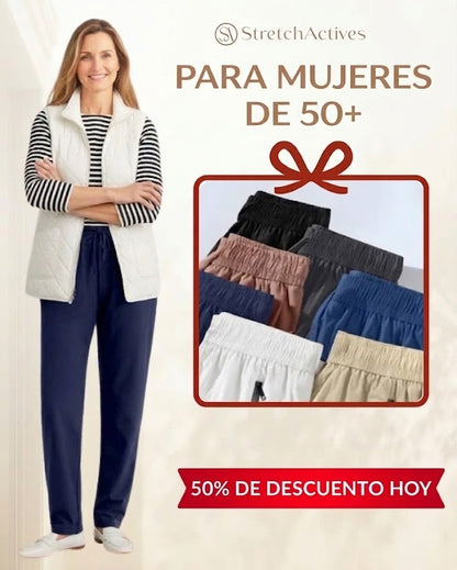 Pantalón casual unisex suave y flexible corte elegante