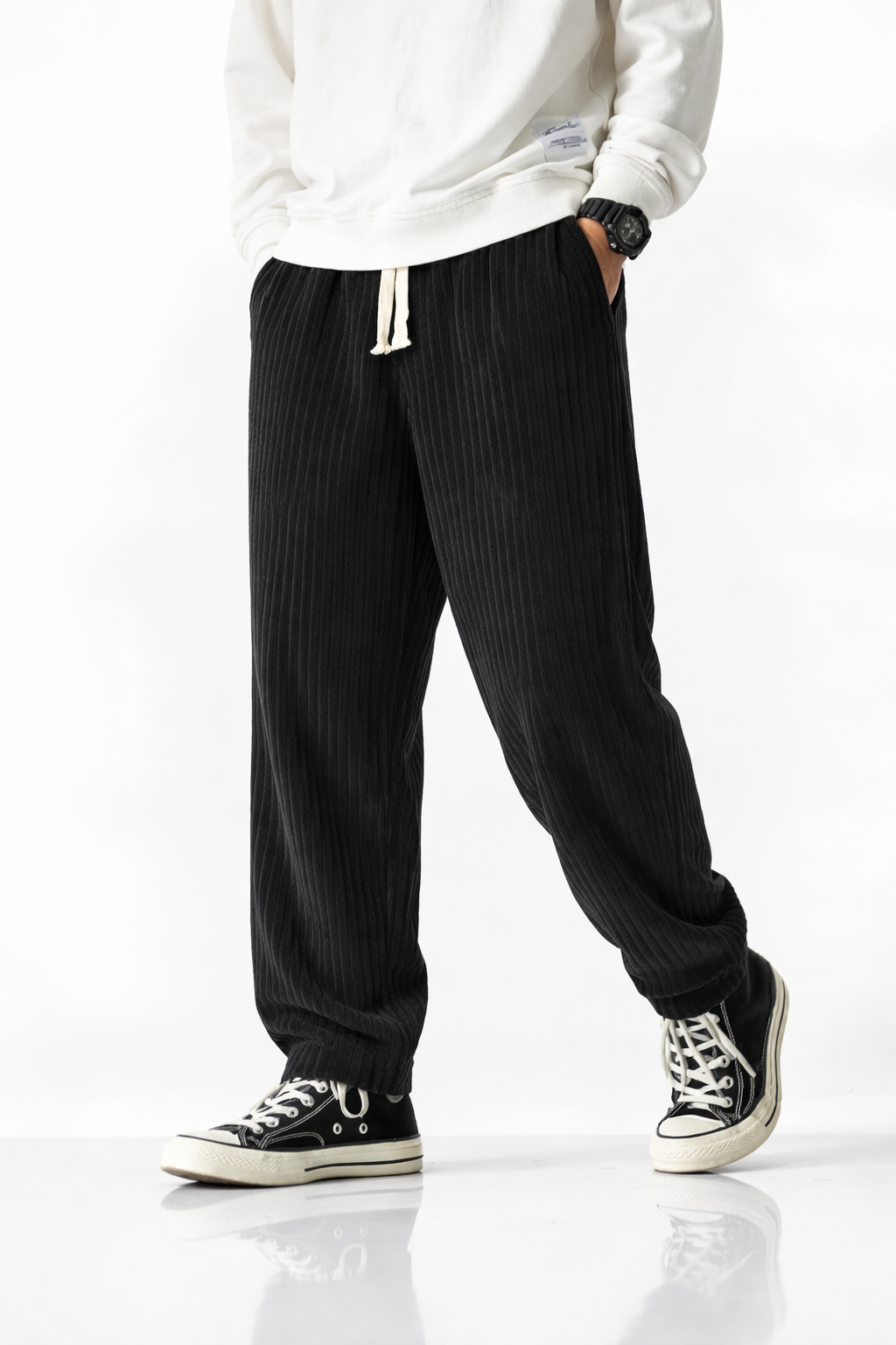 Pantalones Hombre de Pana Corte Recto