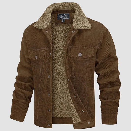 Chaqueta Hombre de Pana Forro de Borrego Ajuste Clásico - Mavetta