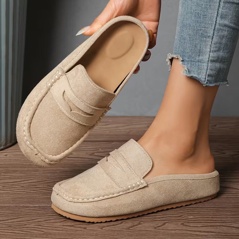 Mocasines Mujer de Gamuza Suave Clásicos - Mavetta