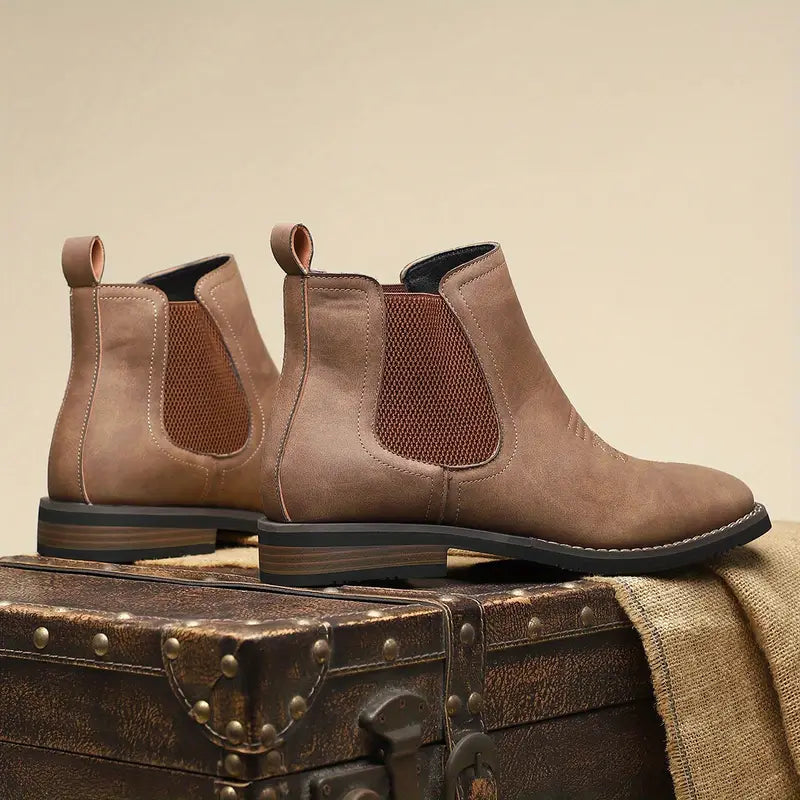 Botines hombre sin cordones ajuste cómodo estilo urbano