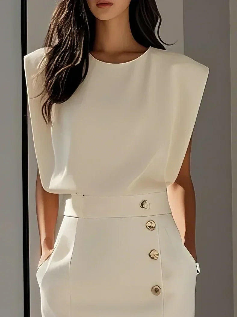Vestido midi mujer con estilo atemporal y corte elegante